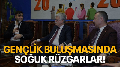 Gençlik buluşmasında soğuk rüzgârlar!